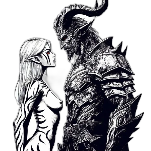dragon, mask, dress, fantasy art transparent PNG cut-out