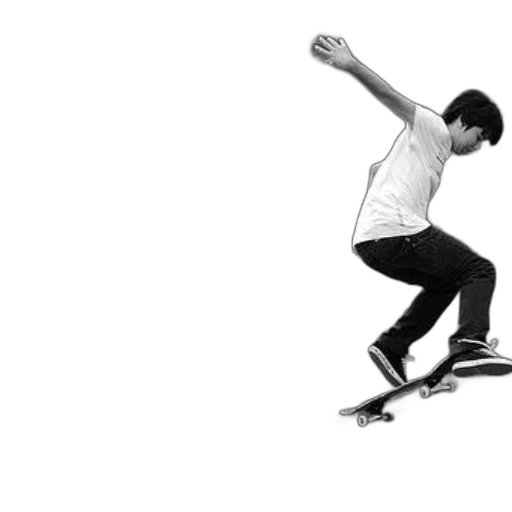 photorealistic, 3d render, concept art, skateboarder transparent PNG cut-out