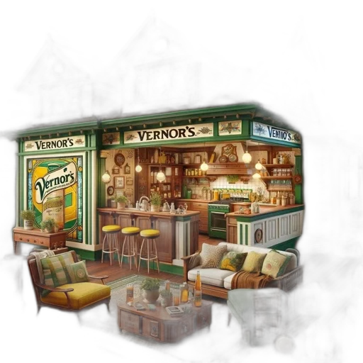 furniture, food, concept art, 3d render transparent PNG cut-out