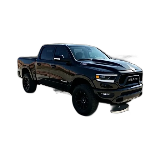 car, photorealistic, 3d render, black transparent PNG cut-out