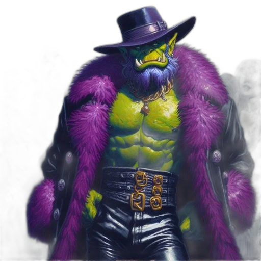 jacket, concept art, cyberpunk, fantasy art transparent PNG cut-out