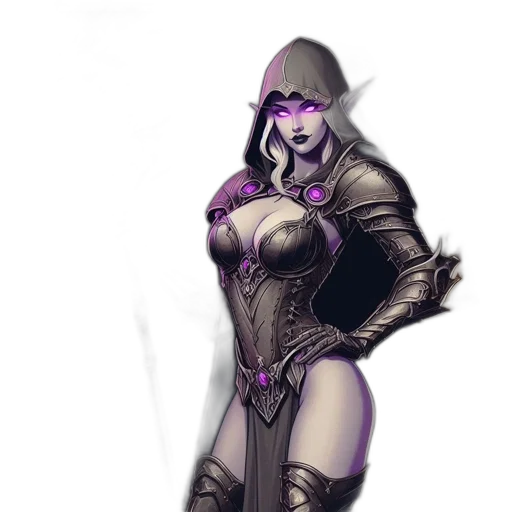dress, weapon, concept art, fantasy art transparent PNG cut-out