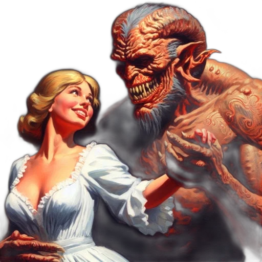 creature, concept art, fantasy art, comic book art transparent PNG cut-out