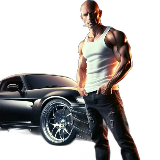 car, concept art, photorealistic, 3d render transparent PNG cut-out