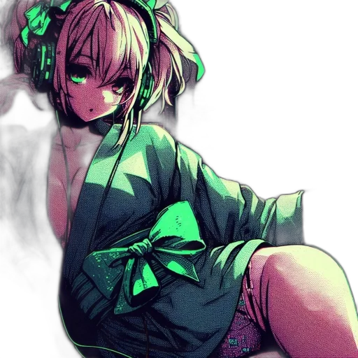 dress, dragon, jacket, staff transparent PNG cut-out