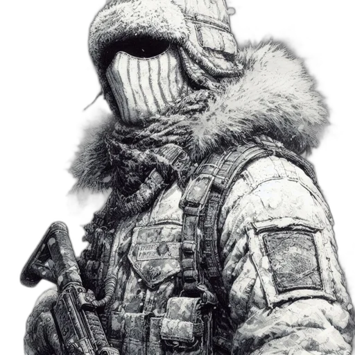 jacket, face, creature, mask transparent PNG cut-out