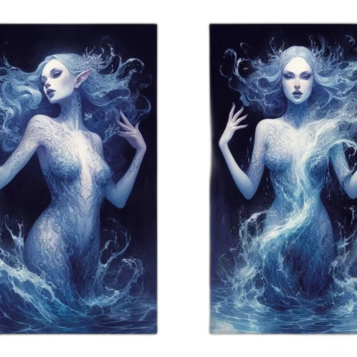 fantasy art, concept art, photorealistic, comic book art transparent PNG cut-out