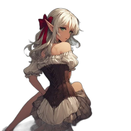 dress, staff, weapon, sword transparent PNG cut-out