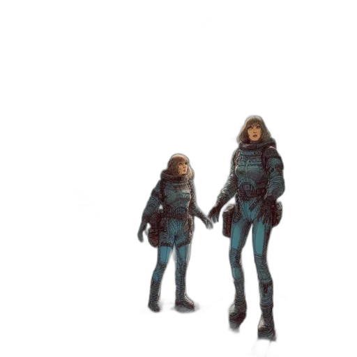 jacket, robot, concept art, pixel art transparent PNG cut-out
