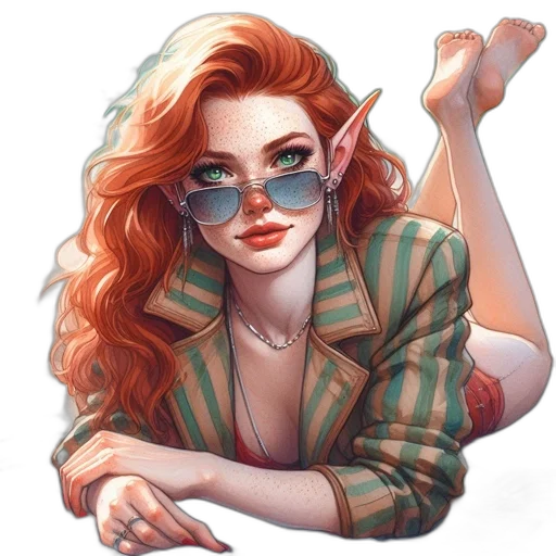 jacket, staff, jewelry, dress transparent PNG cut-out