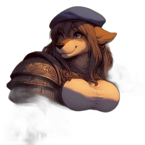 hat, dragon, staff, dress transparent PNG cut-out