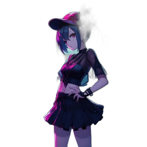 dress, hat, staff, mask transparent PNG cut-out