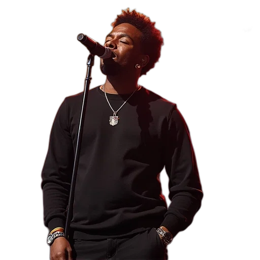 jacket, african, american, singer transparent PNG cut-out