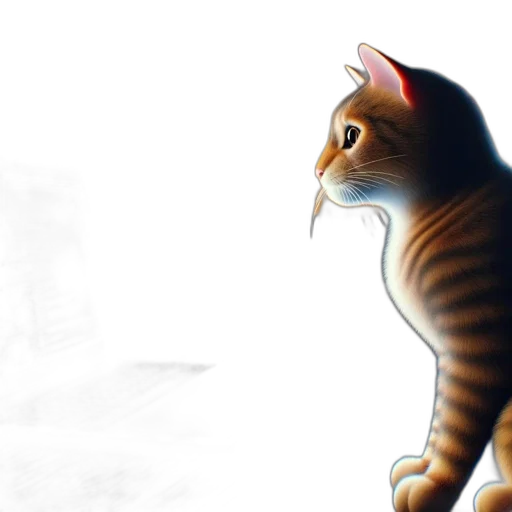 animal, creature, staff, photorealistic transparent PNG cut-out