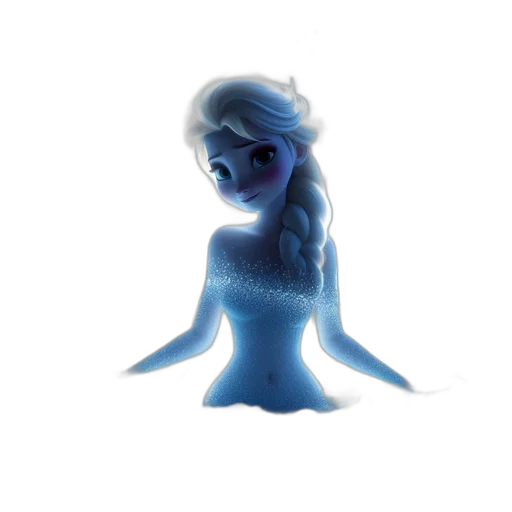 dress, creature, crown, face transparent PNG cut-out