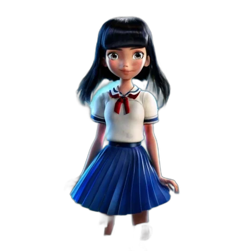 dress, robot, staff, face transparent PNG cut-out