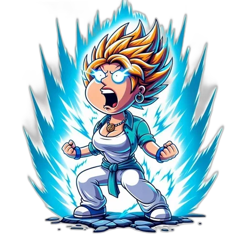 hair, staff, concept art, comic book art transparent PNG cut-out