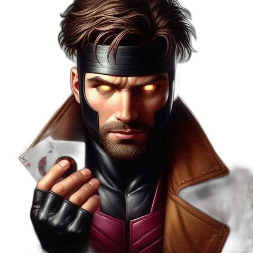 jacket, face, weapon, cyberpunk transparent PNG cut-out