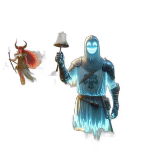 staff, sword, creature, mask transparent PNG cut-out