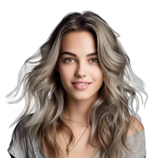 hair, face, crown, jewelry transparent PNG cut-out
