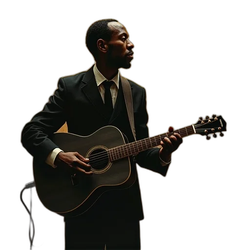 photorealistic, legend, robert, johnson transparent PNG cut-out