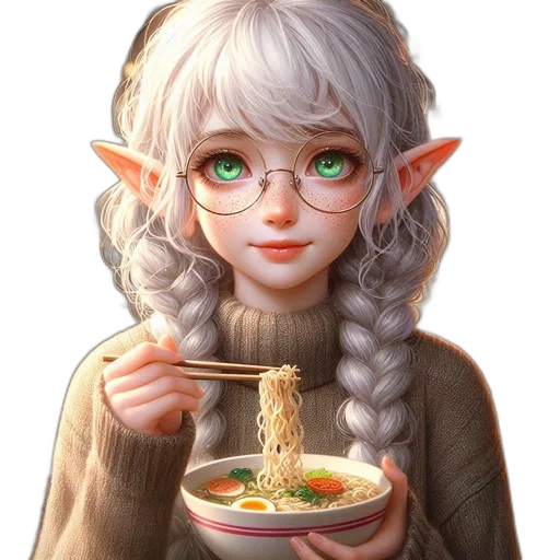 food, dragon, staff, face transparent PNG cut-out