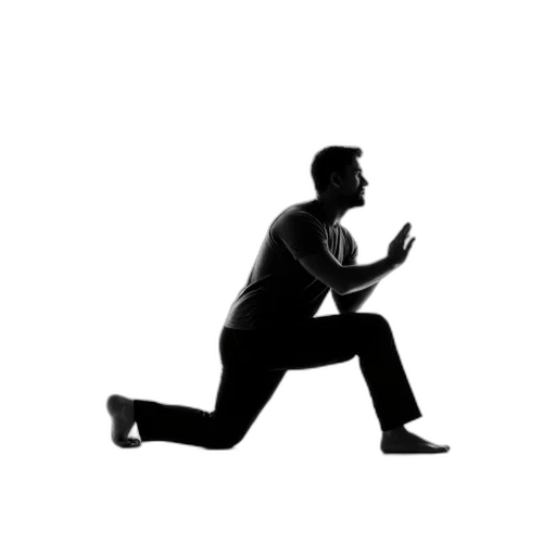 staff, man, stretching, body transparent PNG cut-out