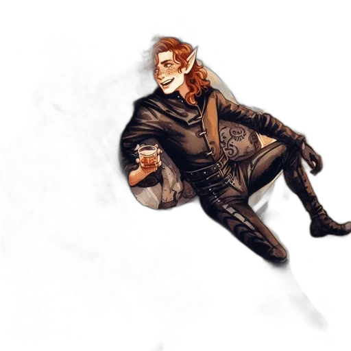 jacket, staff, creature, mask transparent PNG cut-out