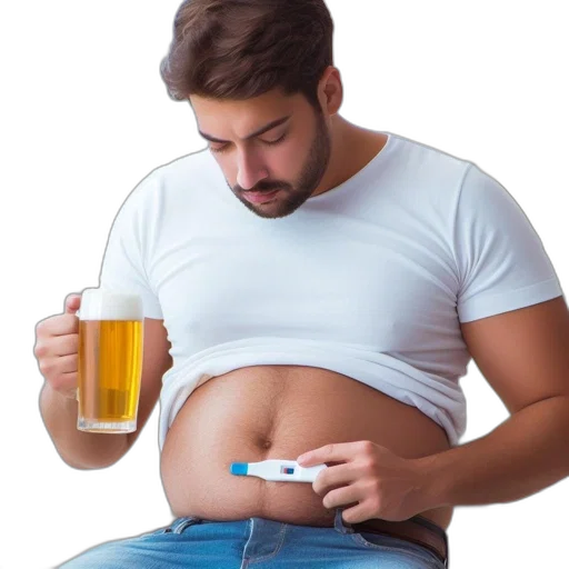 food, man, wearing, white transparent PNG cut-out