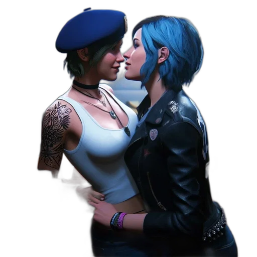concept art, photorealistic, cyberpunk, comic book art transparent PNG cut-out