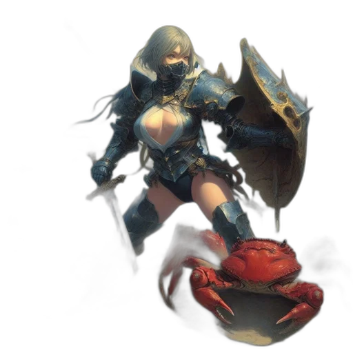 weapon, sword, creature, mask transparent PNG cut-out