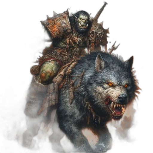 creature, fantasy art, concept art, comic book art transparent PNG cut-out