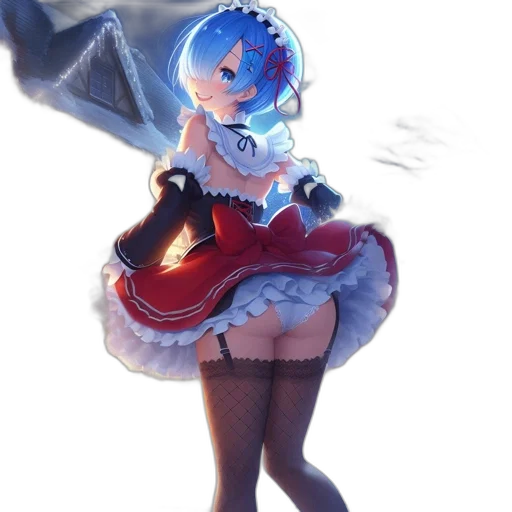 dress, staff, robot, weapon transparent PNG cut-out