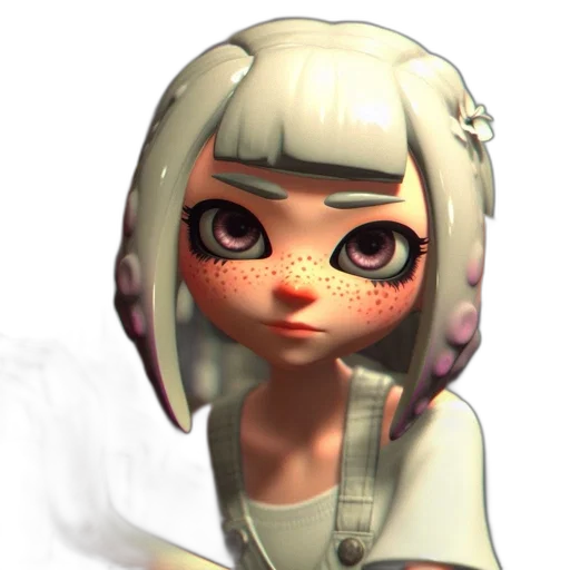 staff, face, robot, creature transparent PNG cut-out