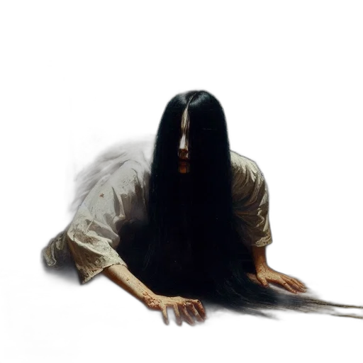 hair, staff, sword, creature transparent PNG cut-out