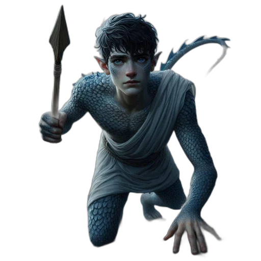 staff, dragon, sword, creature transparent PNG cut-out