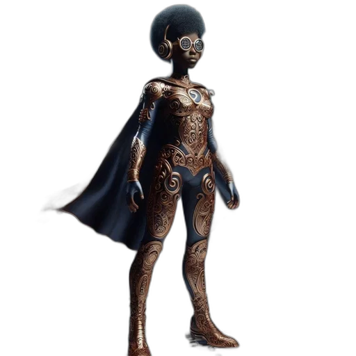 robot, dress, mask, concept art transparent PNG cut-out