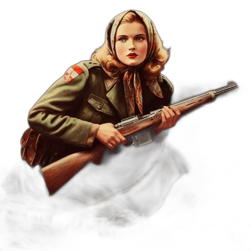 weapon, jacket, staff, concept art transparent PNG cut-out