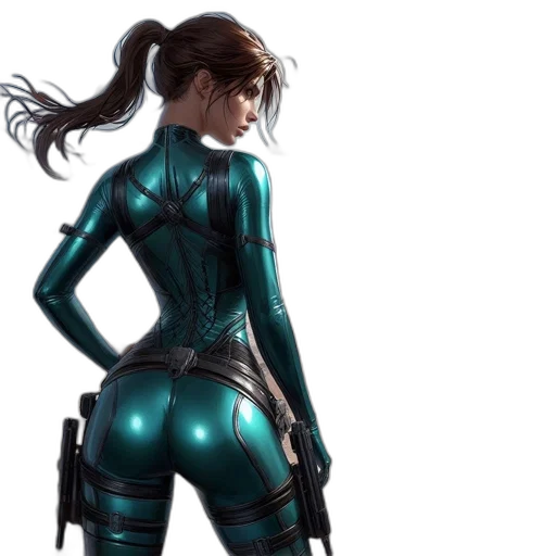 cyberpunk, concept art, comic book art, fantasy art transparent PNG cut-out