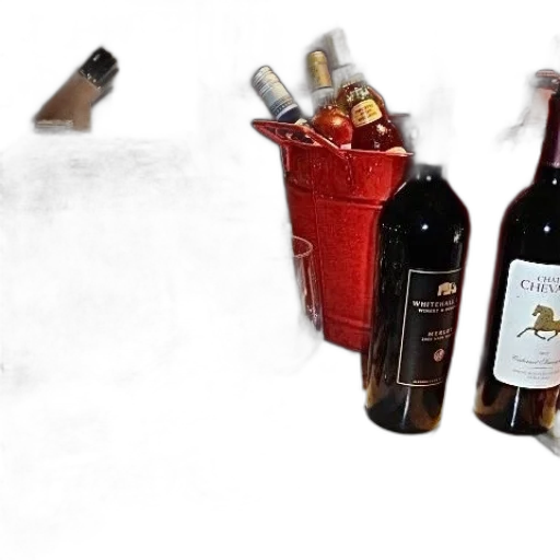 bottle, kitchen, counter, wine transparent PNG cut-out