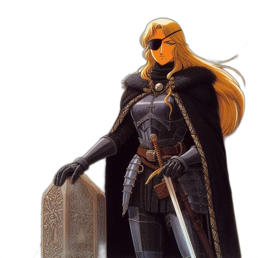sword, concept art, fantasy art, comic book art transparent PNG cut-out