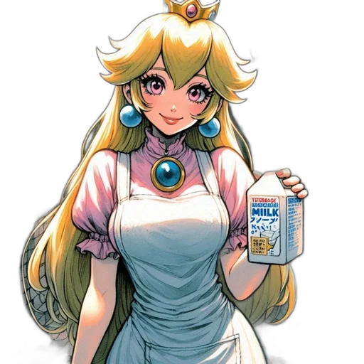 dress, crown, staff, weapon transparent PNG cut-out
