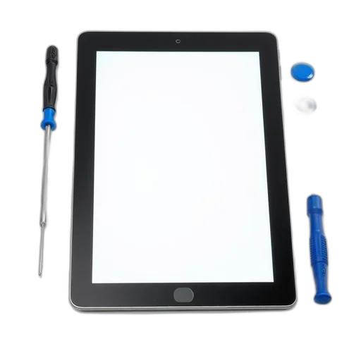 tablet, screen, black, bezel transparent PNG cut-out