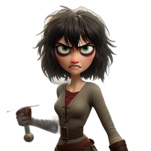 staff, weapon, concept art, 3d render transparent PNG cut-out