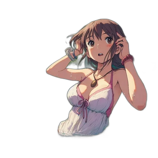 dress, weapon, creature, flower transparent PNG cut-out