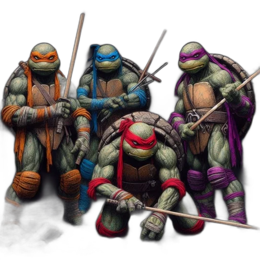 concept art, comic book art, fantasy art, 3d render transparent PNG cut-out