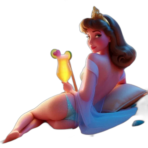 crown, dress, staff, concept art transparent PNG cut-out
