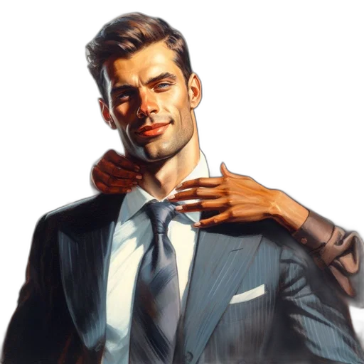 face, jacket, staff, concept art transparent PNG cut-out