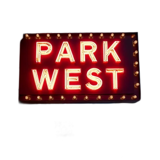 jacket, neon lights, theatre, sign transparent PNG cut-out