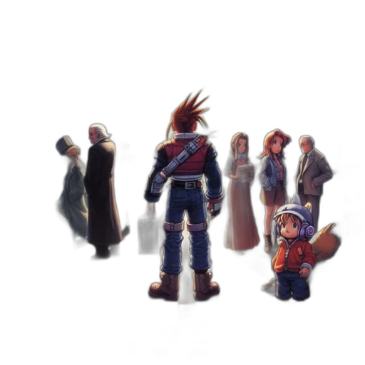 staff, jacket, concept art, pixel art transparent PNG cut-out